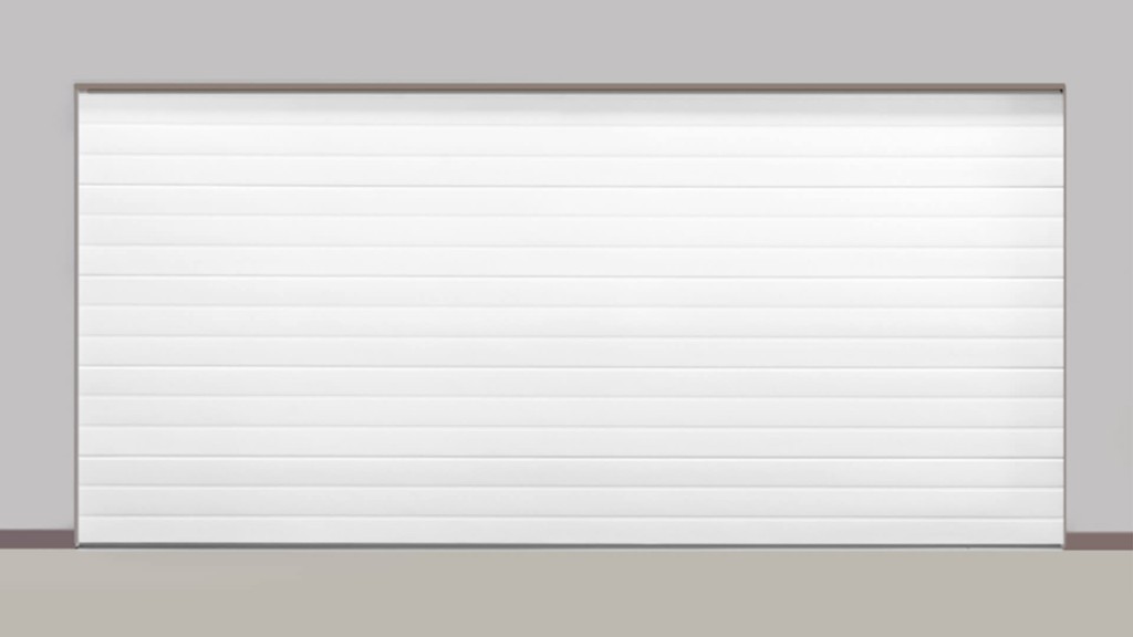 double-steel-horizontal-white-garage-door double-steel-horizontal-white-garage-door